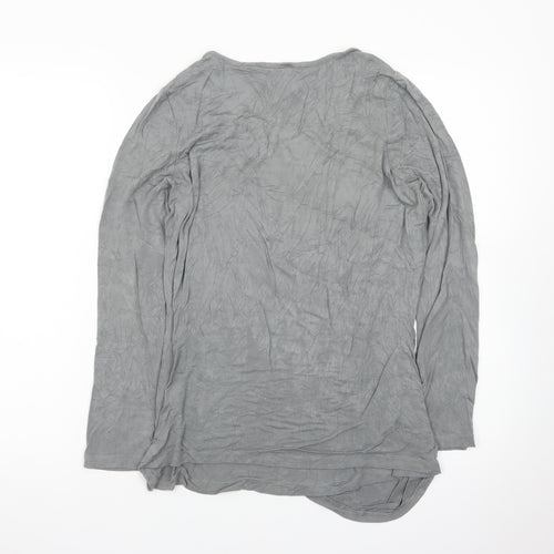 Mothers en Vogue Women Grey Maternity Tunic Blouse Size M