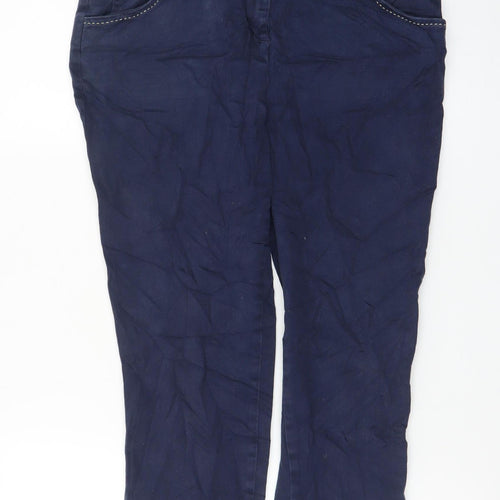 Marks and Spencer Per Una Women's Blue Cropped Jeans Size 10