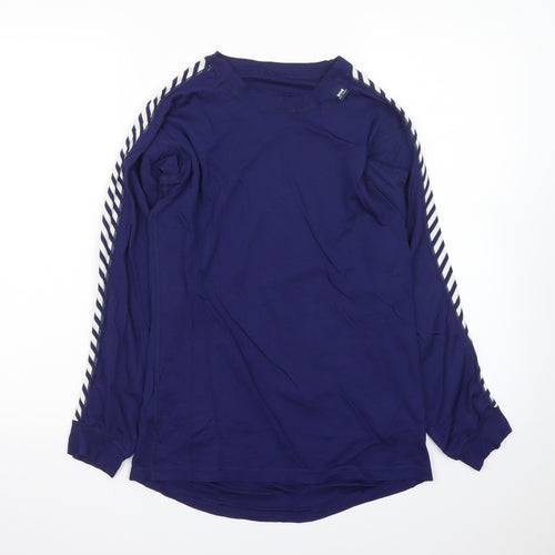 Helly Hansen Women's Navy Long Sleeve Top Polypropylene Size L