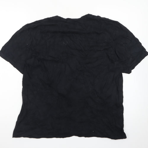 Magic The Gathering Mens Black Large Cotton Graphic T-Shirt