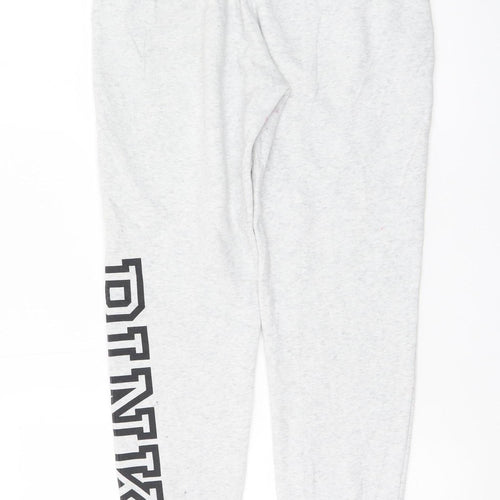 Victoria's Secret PINK Women's Grey Joggers XS Drawstring Sweatpants