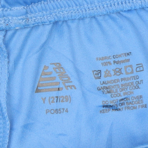Penole Boys Blue Athletic Polyester Sports Shorts Size 10 Years