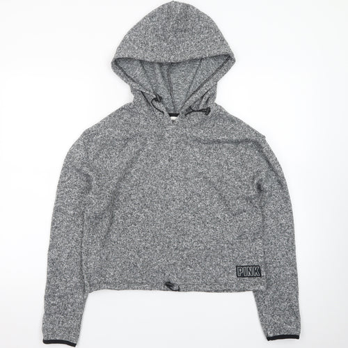 Victoria's Secret PINK Womens Grey XS Pullover Hoodie