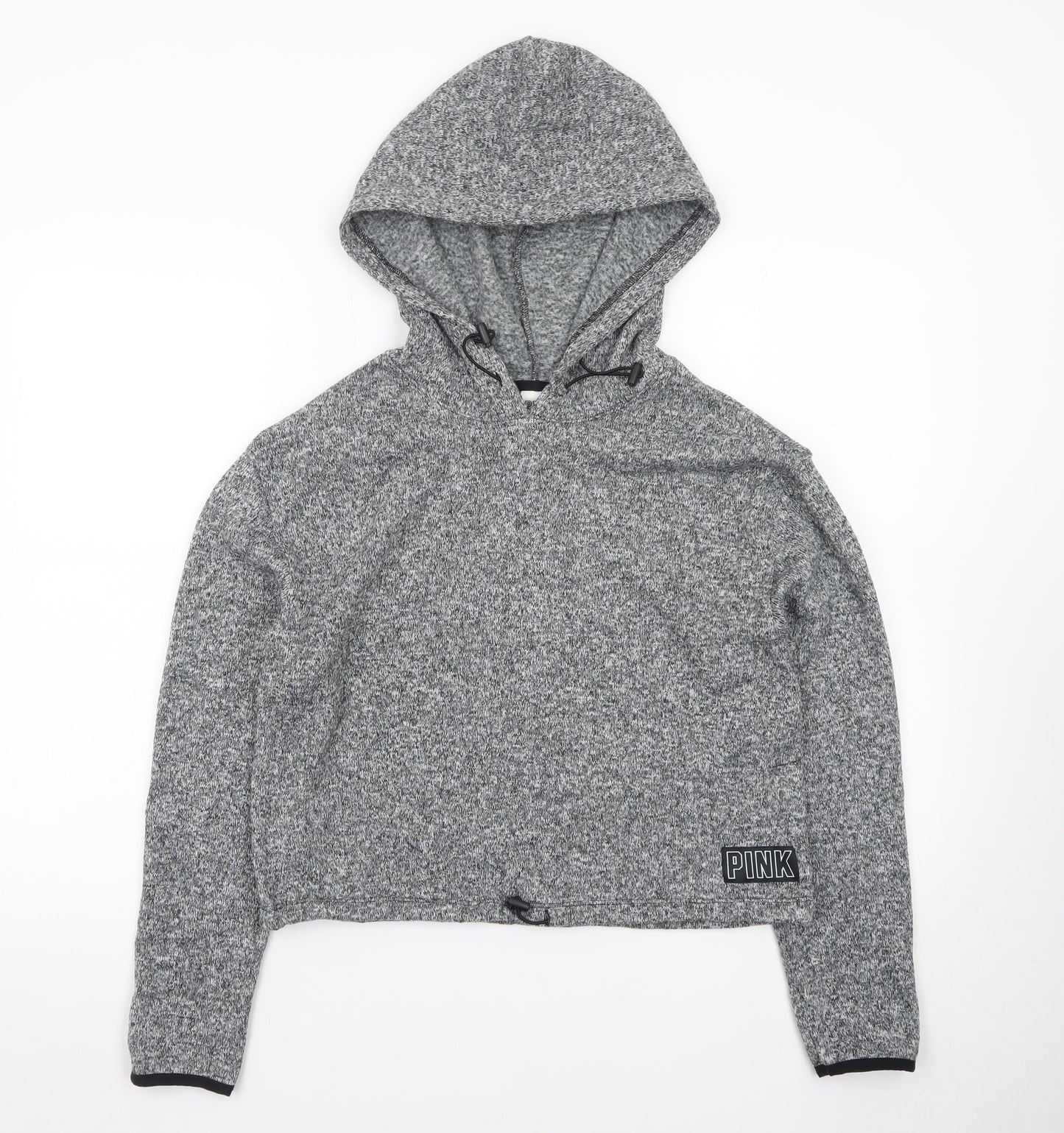 Victoria's Secret PINK Womens Grey XS Pullover Hoodie