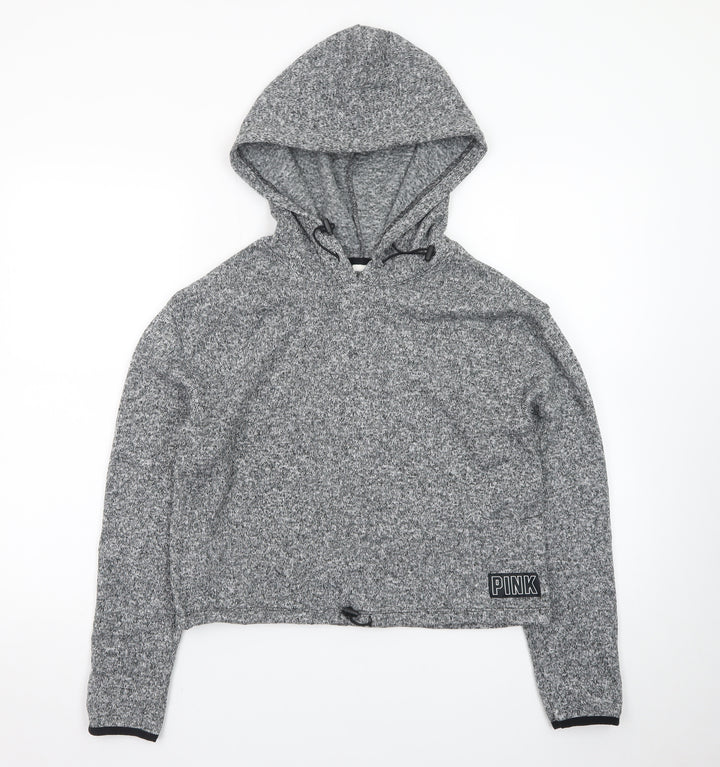 Victoria's Secret PINK Womens Grey XS Pullover Hoodie