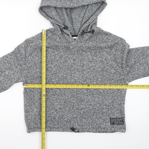 Victoria's Secret PINK Womens Grey XS Pullover Hoodie