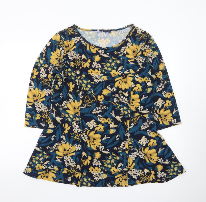 Isle Women's Multicoloured Floral A-Line Dress Size 14