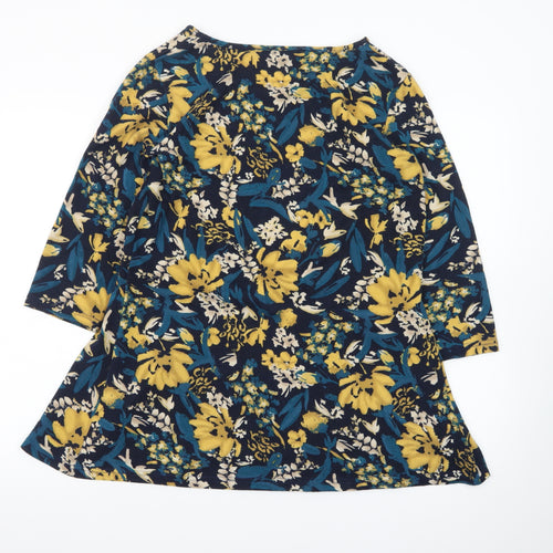 Isle Women's Multicoloured Floral A-Line Dress Size 14