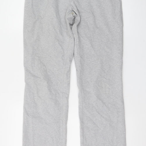 R-Collection Women's Grey Jogger Trousers Size M Cotton Blend