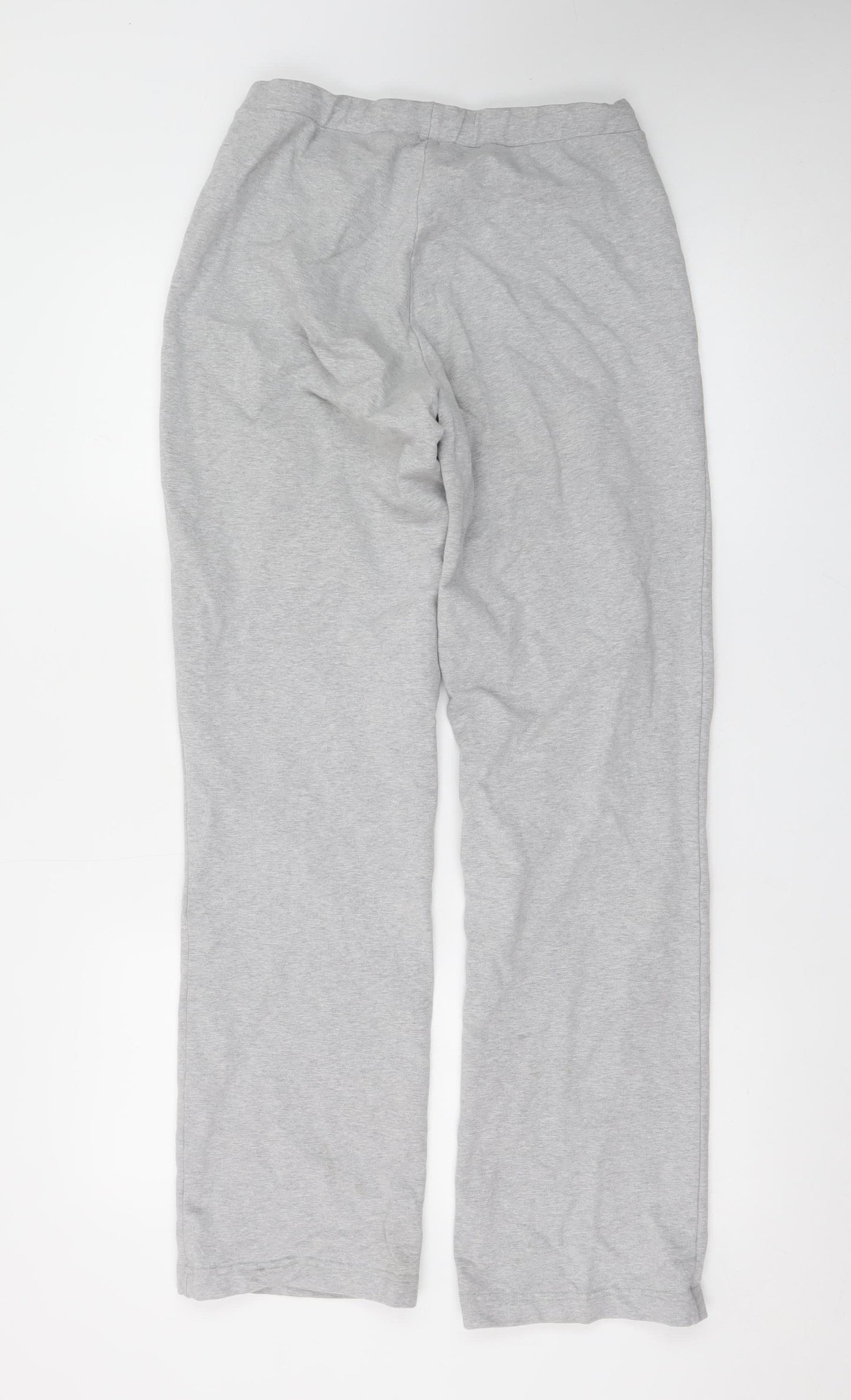 R-Collection Women's Grey Jogger Trousers Size M Cotton Blend
