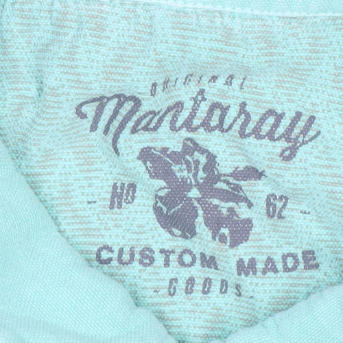 Mantaray Men's Green Cotton Polo Shirt XL Short Sleeve Casual