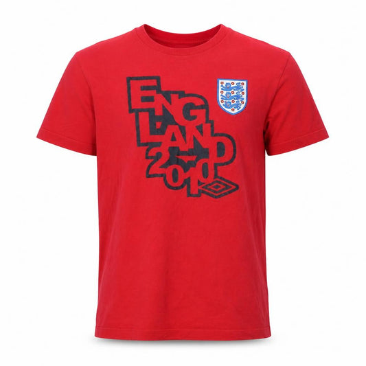 Umbro Men's Red England 2010 Graphic T-Shirt Size S