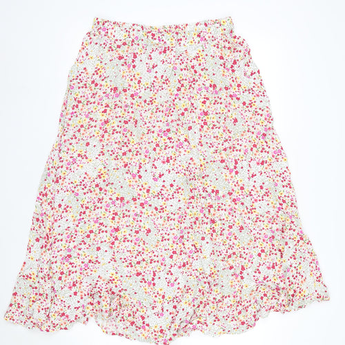 AND/OR Women’s Multicoloured Floral Midi Wrap Skirt Size 16