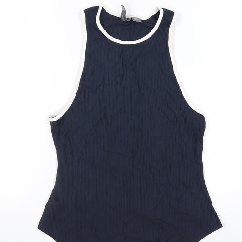 Sweaty Betty Women’s Blue Modal Elastane Sleeveless Tank Top M