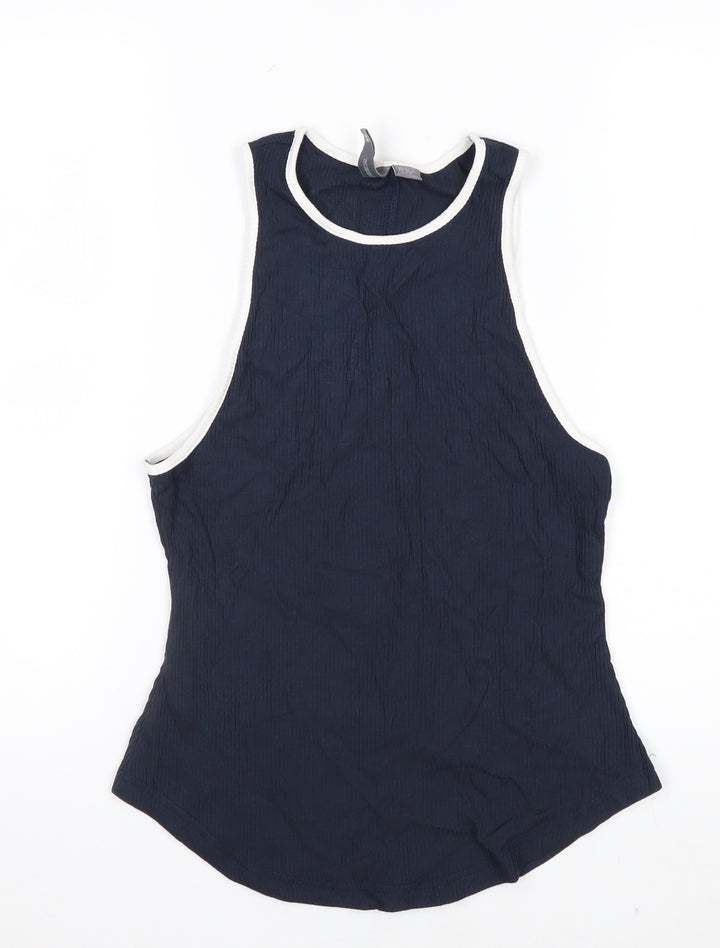 Sweaty Betty Women’s Blue Modal Elastane Sleeveless Tank Top M