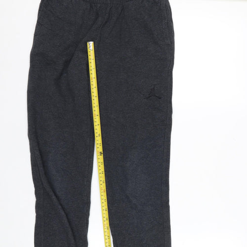 Jordan Boys Grey 12-13 Years Jogger Sweatpants Activewear Trousers