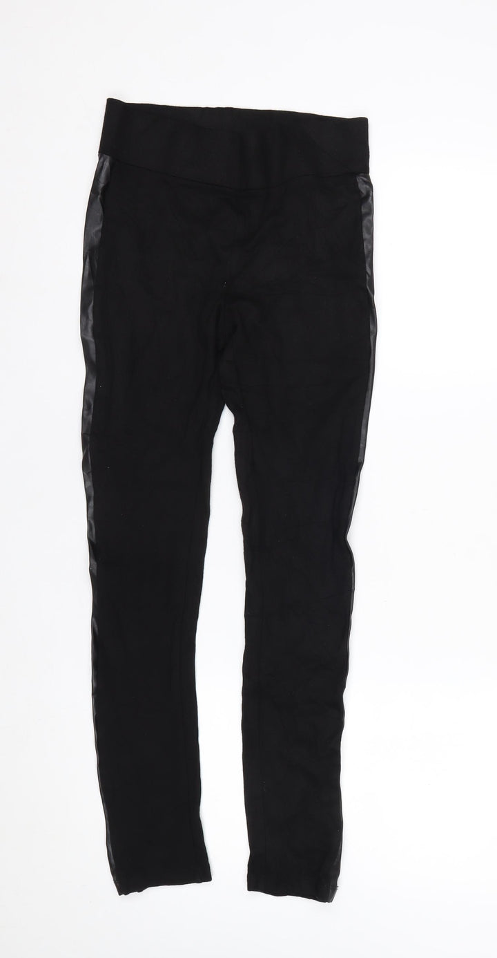 Dorothy Perkins Women's Black Size 10 Leggings Viscose Blend