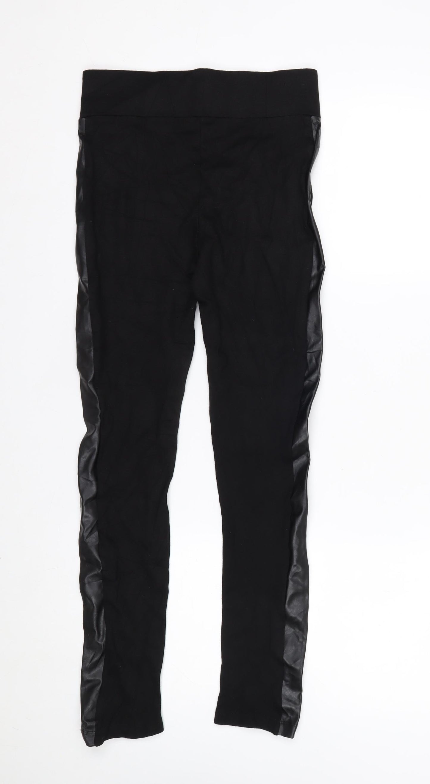 Dorothy Perkins Women's Black Size 10 Leggings Viscose Blend