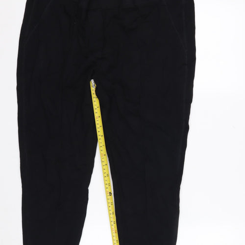 Marks and Spencer Women Black Size 20 Leggings Comfortable Stretch Viscose Blend