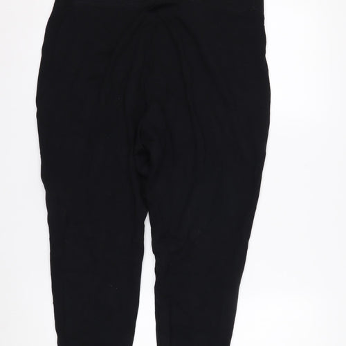 Marks and Spencer Women Black Size 20 Leggings Comfortable Stretch Viscose Blend