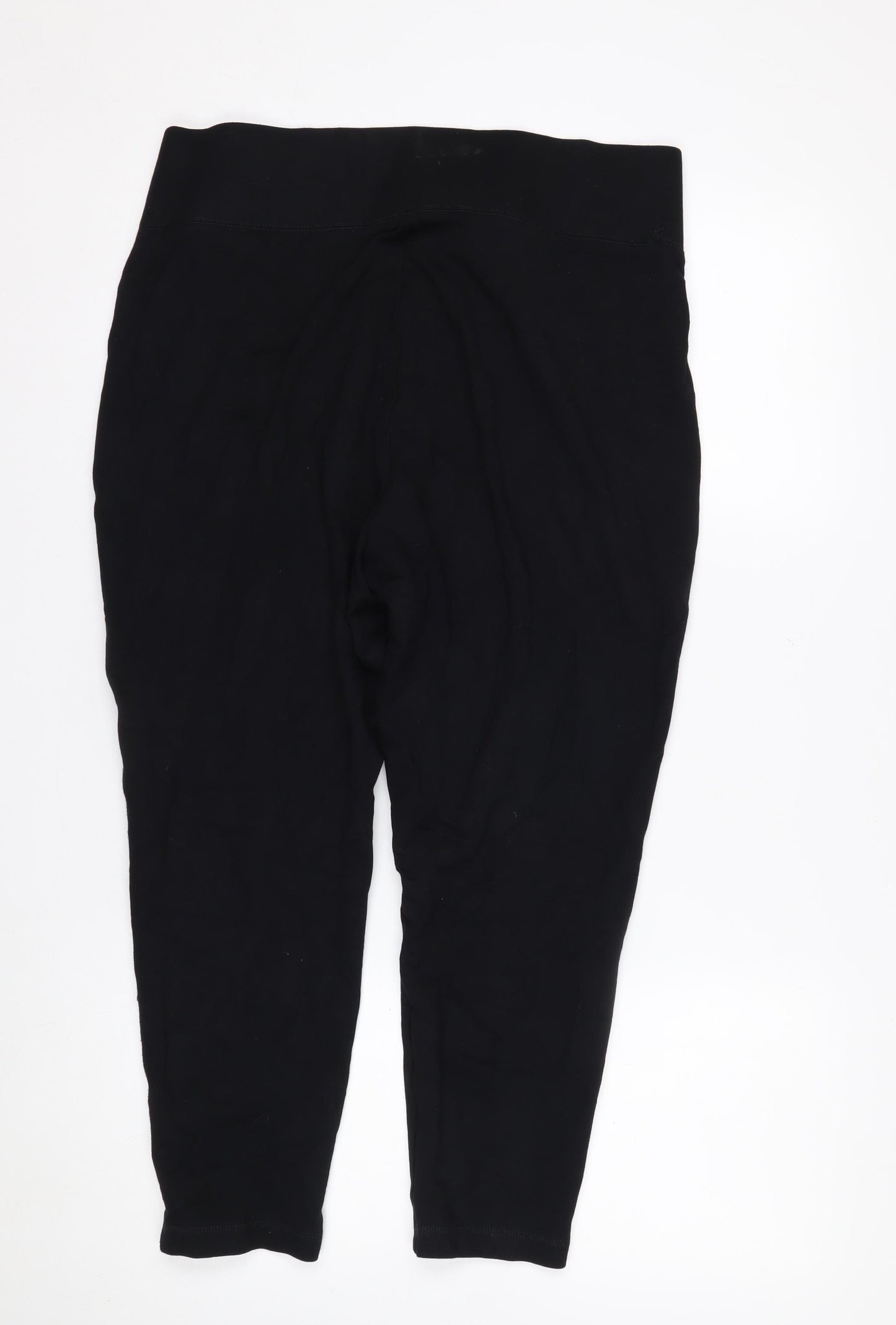 Marks and Spencer Women Black Size 20 Leggings Comfortable Stretch Viscose Blend