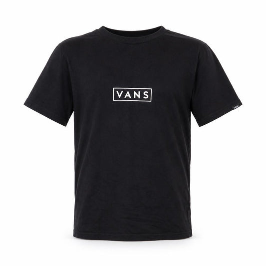 Vans Men's Black XS Custom Fit Cotton Logo T-Shirt