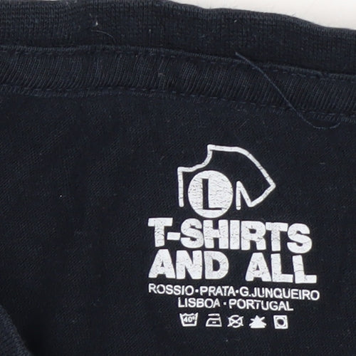 T-Shirts and All Men's Black Think Outside The Box Graphic T-Shirt M