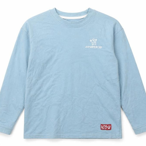 Next Boys Blue Long Sleeve Cotton Crew Neck T-Shirt 10 Years