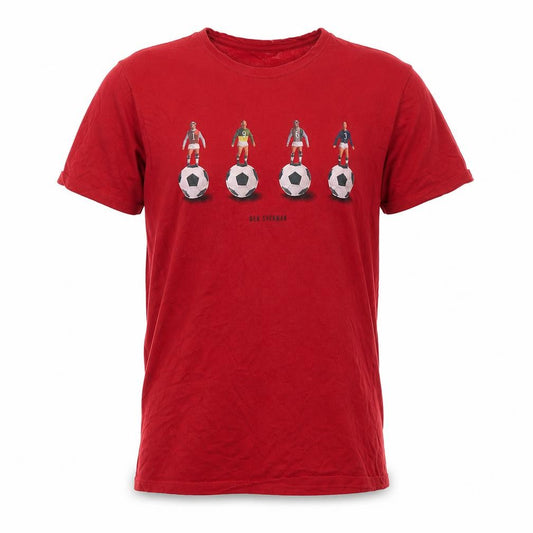 Ben Sherman Men's Red Football Graphic T-Shirt Size S Cotton