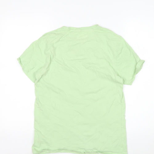 Sprite Green Graphic Print Men's Small Cotton T-Shirt