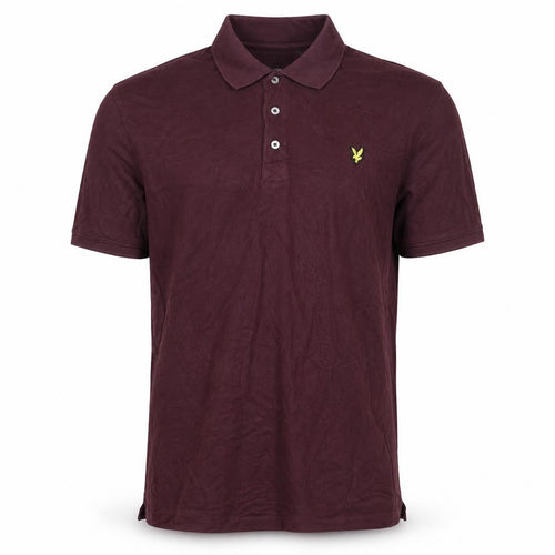 Lyle & Scott Men's Red 2XL Regular Fit Cotton Polo Shirt