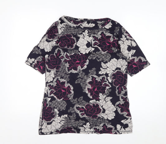 Marks and Spencer Women’s Multicoloured Floral Cotton Blouse Size 18