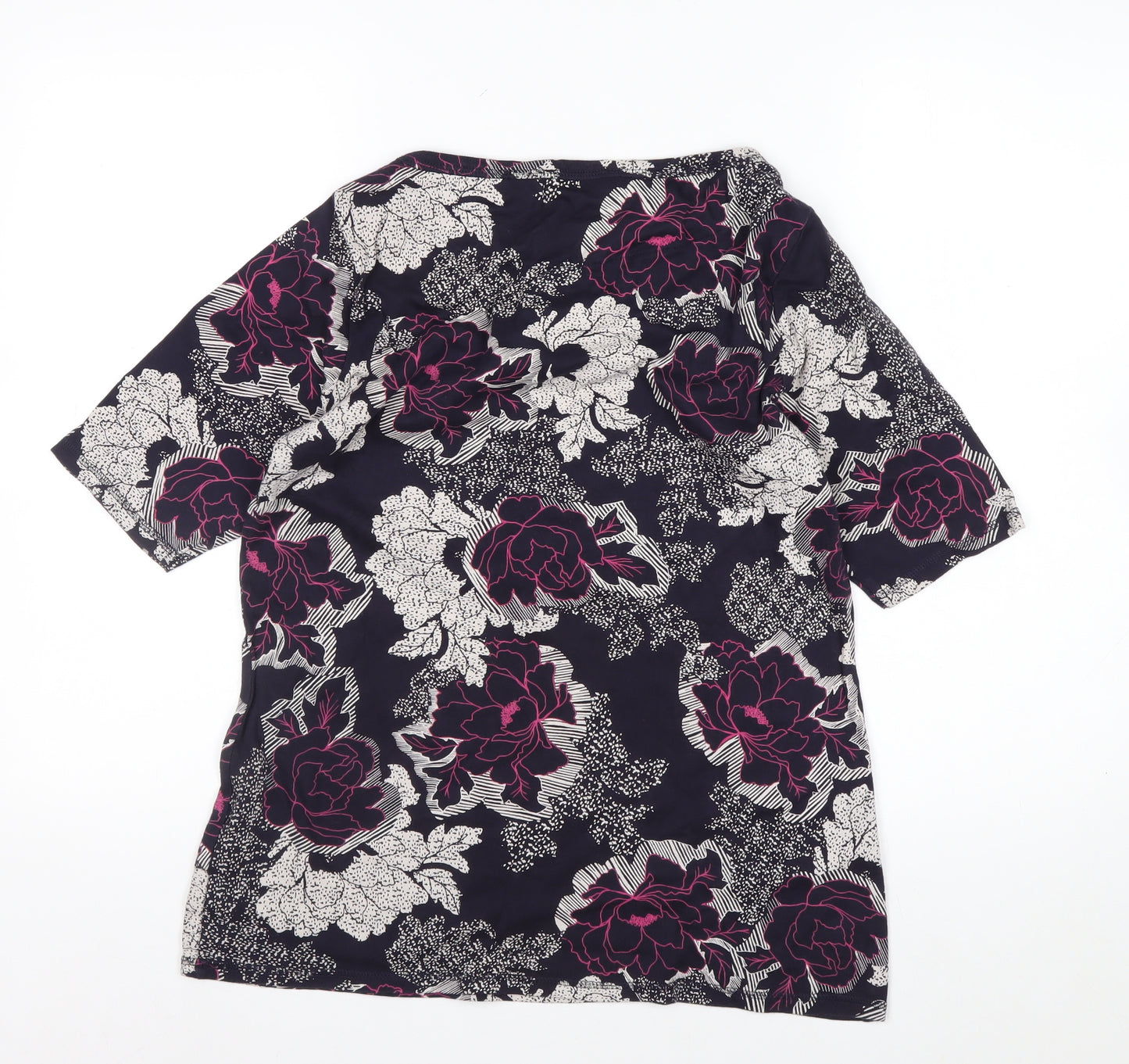 Marks and Spencer Women’s Multicoloured Floral Cotton Blouse Size 18
