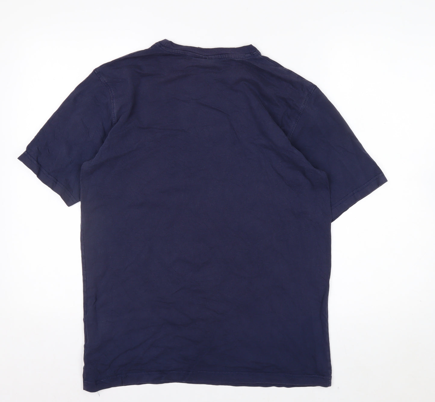 Peter Storm Men's Blue Graphic Mountain Cotton T-Shirt Size M