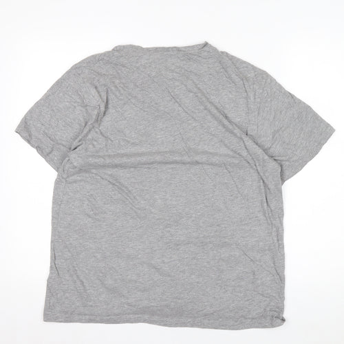 Difuzed Mens Grey Xbox Graphic T-Shirt XL Cotton Crew Neck Gamer Tee