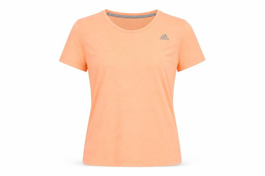 Adidas Womens Orange Climalite Prime Tee M Moisture Wicking T-Shirt