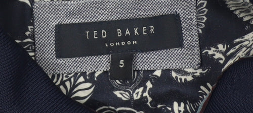 Ted Baker Men's Grey Polo Shirt Size L Modal Blend Short Sleeve