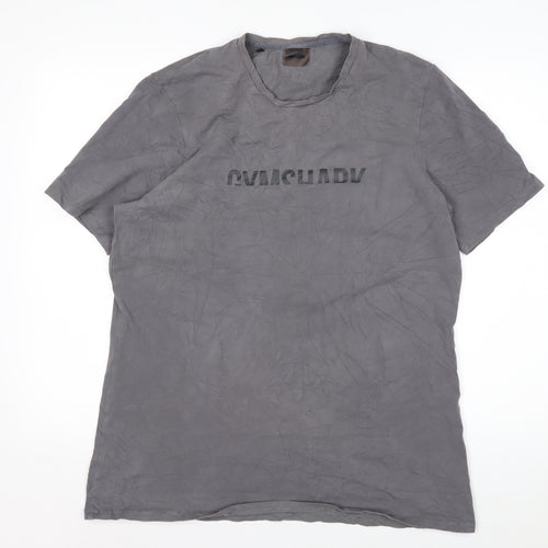Gymshark Mens Grey XL Athletic Fit Short Sleeve Crew Neck T-Shirt
