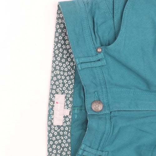 Papaya Women’s Teal Chino Trousers Size 14 Cotton Blend