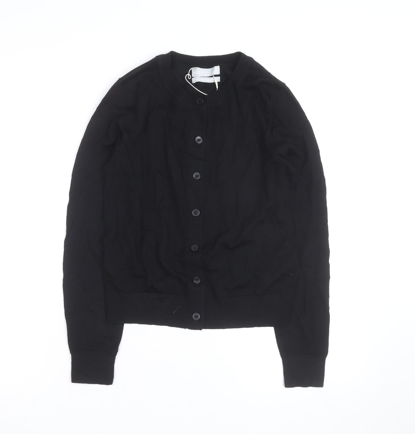 Marks and Spencer Women’s Black Merino Wool Cardigan M