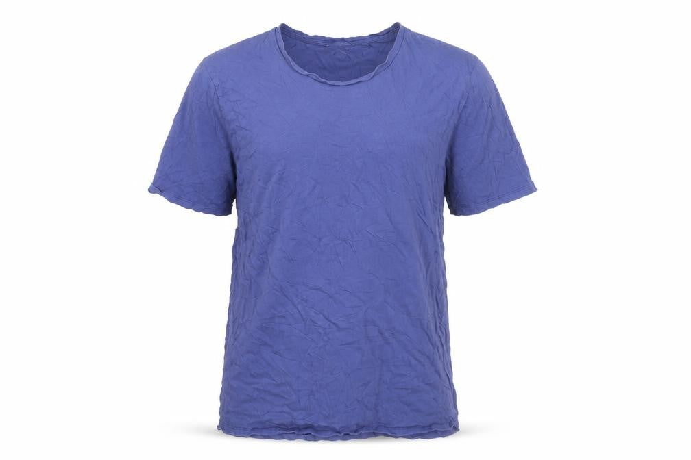 Jigsaw Men's Blue Cotton Crew Neck Regular Fit T-Shirt Size L