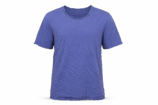 Jigsaw Men's Blue Cotton Crew Neck Regular Fit T-Shirt Size L