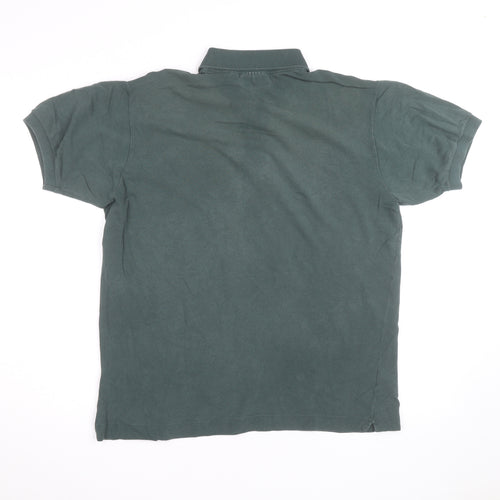 Lacoste Men's Green Classic Fit Cotton Polo Shirt Size L