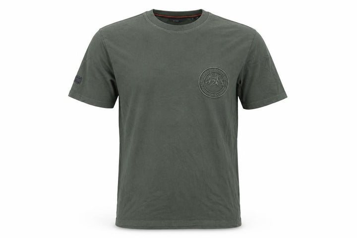 Superdry Men’s Green Army Themed Crew Neck Cotton T-Shirt Size S