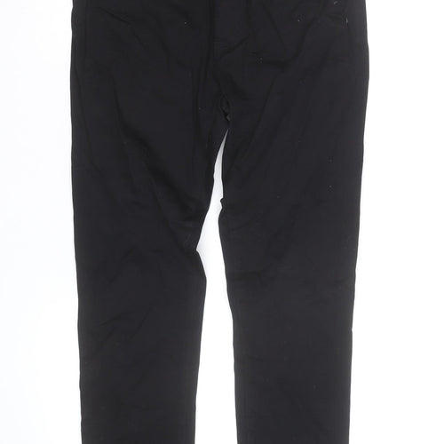 Uniqlo Men Black Slim Jeans Trousers Size M Cotton Blend