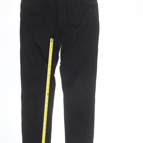 Uniqlo Men Black Slim Jeans Trousers Size M Cotton Blend
