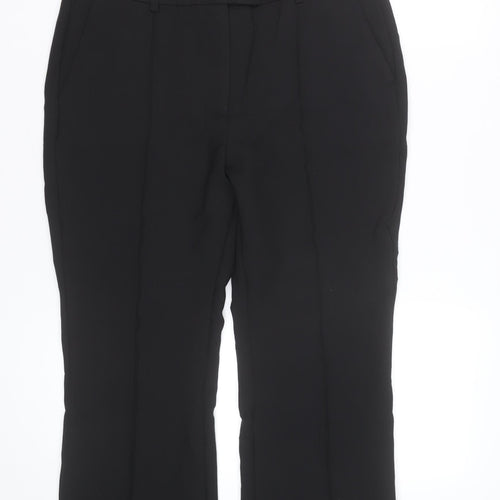 Marks and Spencer Women's Black Size 14 Straight Leg Dress Pants