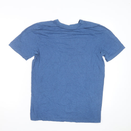Under Armour Men Blue HeatGear T-Shirt Size S Loose Fit