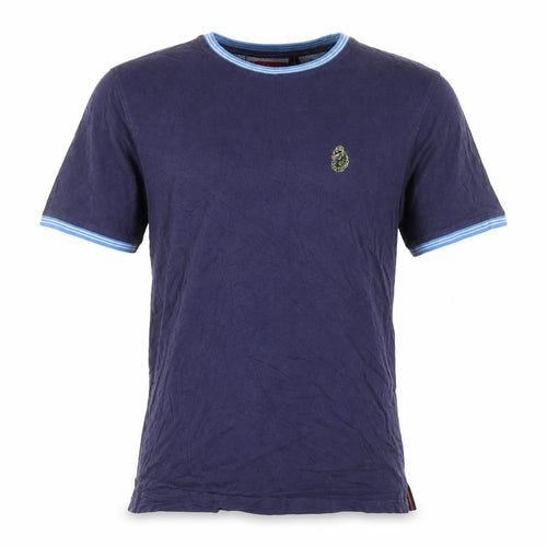 Luke 1977 Men's Blue Crew Neck Cotton T-Shirt Size M