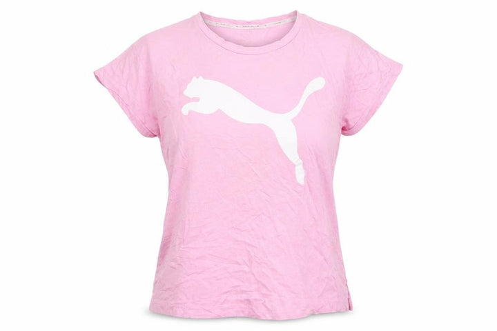 Puma Women's Pink Basic Sports T-Shirt Size 10